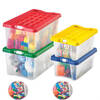 MULTIPURPOSE BOX 37X22X16CM POLYPROPYLENE ASSORTED COLOURS