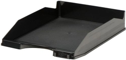 BANDEJA SOBREMESA APILABLE PLASTICO RECICLABLE NEGRA
