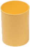 CUBILETE DE PLASTIC OPACO PASTEL GROC