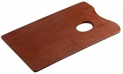 PALETA DE MADEIRA RECTANGULAR 25X25CM BARNIZADAD