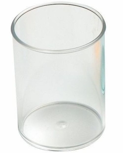 CUBILETE DE PLASTIC TRANSPARENTE CRISTAL FAIBO