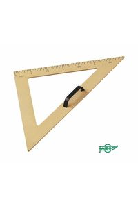 SET SQUARE FOR BOARD 50CM PLASTIC IMITATION WOOD FAIBO