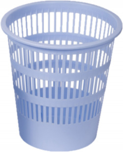 TRASH CAN PASTEL BLUE
