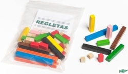 XOGO REGLETAS 1X1CM 63 PEZAS EN BOLSA