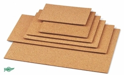 PACK OF 10 CORK BOARDS 20X30CM 4MM THICK