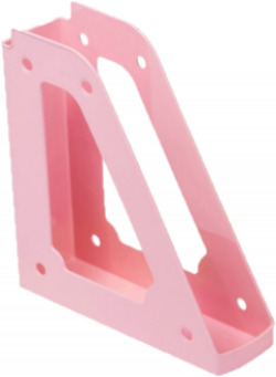 C/10 PORTE-REVUES DE PLASTIQUE COULEUR ROSA PASTEL