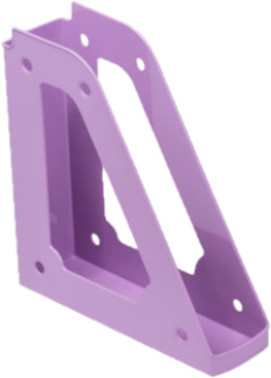 C/10 REVISTEROS PLASTIQUE VIOLETTE PASTEL