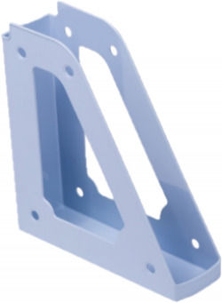 C/10 PORTE-REVUES PLASTIQUE BLEU PASTEL