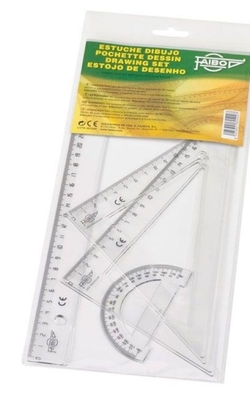 ESTOIG DIBUIX ESCOLAR TRANSPARENTE (R-30,J-25,S-9) FAIBO