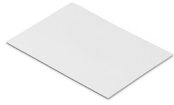 BLISTER 10 LAMINAS GOMA EVA COR BRANCO 20X30CM FAIBO