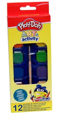 ESTOIG 12 ACUARELAS 27MM PLAY DOH