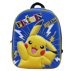 Mochila 3D Pikachu Pokemon 30Cm