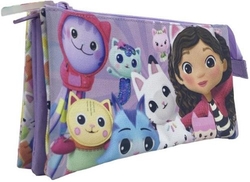 ETUI TRIPLE GABBY´S DOLLHOUSE