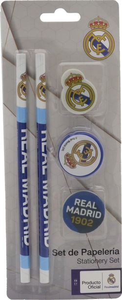 SET 5 PIÈCES ESCRITURA REAL MADRID