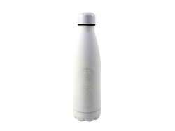 Botella Blanca Acero Inoxidable Real Madrid 600Ml