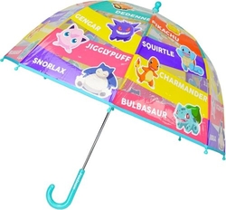 PARGUAS MANUAL INFANTIL 48CM POKEMON TRANSPARENT