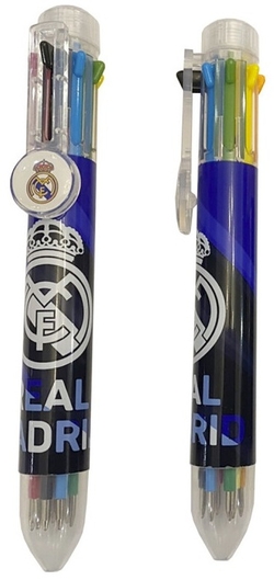 BOLIGRAFO 8 CORES REAL MADRID
