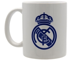 TAZA CERAMICA ESCUDO AZUL EN CAIXA REAL MADRID