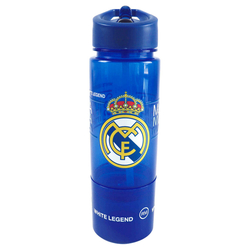 BOTELLA REAL MADRID 450ML CON SNACK 150ML