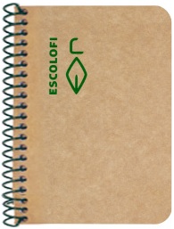 BLOC SPIRALE 8º GREEN POCKET 90X140MM 80 FEUILLES 80G LISO