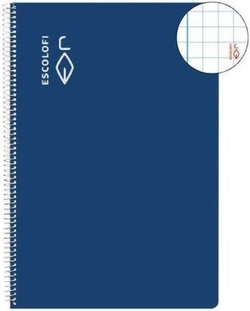 PAQ/5 BLOC FOLIO 50H 70G. CUA. 6X6 BLAU