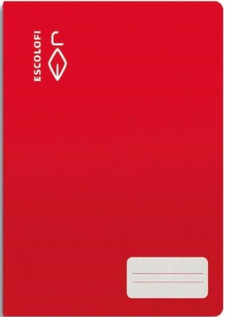 PAQ/10 LIBRETAS VERMELL 4º 32H 70G. PAUTA MONTESSORI 5 C/M