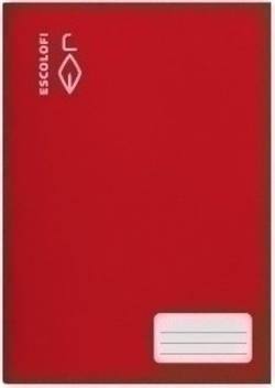 PAQ/10 LIBRETAS A4 32H 70G. PAUTA MONTESSORI 3.5CM VERMELLO