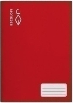PAQ/10 LIBRETAS A4 32H 70G. PAUTA MONTESSORI 5CM VERMELL