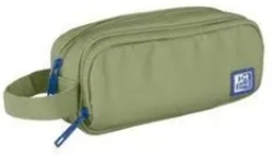 ESTOJO TRIPLO B-SMART 9,5X22,5X8CM COR VERDE SAFARI