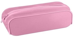 ESTOJO SILICONE SIMPLE 19X5X7CM COR COR-DE-ROSA ENRI
