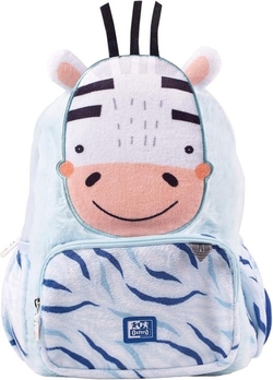 MOCHILA INFANTIL OXFANIMALS KIDS CEBRA 31X23X12CM