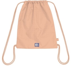 Saco plano oxford b-cool color peach 42x33cm con bolsillo interior