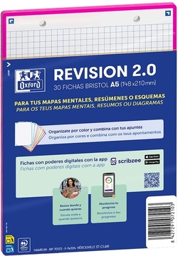 BLOCO FLASHCARDS 2.0 OXFORD A5 2T 30F CUAD.5X5 FUCSIA