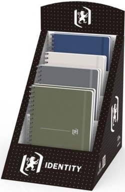 DISPLAY 8 B5 SPIRAL NOTEBOOK 96H DOTS EXTRA HARD COVER