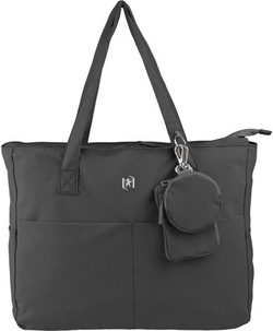 BOLSO TOTE BAG ENDLESS UNIVERSITY 41X31X12 COR PRETO