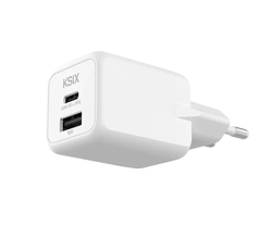 Ksix Bcd30Ganacb Blanco / Cargador De Red Eléctrica 30W / 1