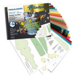 BLOCO ARTES MANUAIS PASO A PASO COM MODELOS 42 FOLHAS SURTI