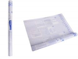 ROLO FORRA-LIVROS EM PLÁSTICO AUTOCOLANTE 0,45X20M TRANSPARENTE 50 MICRONS