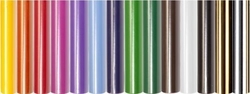 SELF-ADHESIVE FILM ROLL 0.5X15M 70 MICRONS SILVER METAL