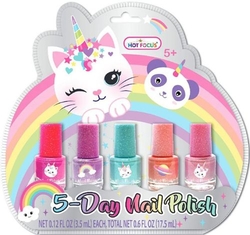 KIT DE ESMALTE DE UÑAS MULTICOLOR CATICORN HOT FOCUS