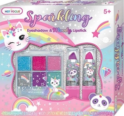 SET DE SOMBRA DE OLLOS E LAPIS LABIAL CATICORN HOT FOCUS