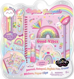 DIÁRIO COM ACCESORIOS RAINBOW HOT FOCUS