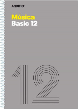 CAHIER SPIRALE Fº MUSICA BASIC 12 PENTAGRAMAS 20 FEUILLES