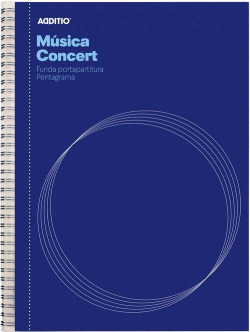 SPIRAL NOTEBOOK 22X31CM CONCERT MUSIC ADDITION M20
