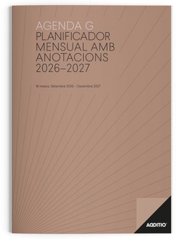 (CAT) AGENDA G PLANIFICADOR MENSUAL A4 26-27 MES VISTA