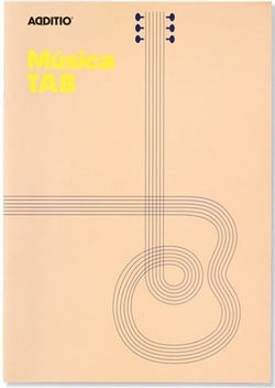 CADERNO A4 MUSICA TAP PARA GUITARRA ADDITIO