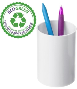 COPO PORTA LÁPIS DE PLASTICO COR BRANCO
