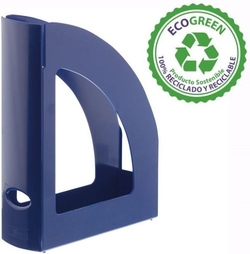 C/6 REVISTEROS PLASTIQUE COULEUR BLEU OPACO 250X80X320MM