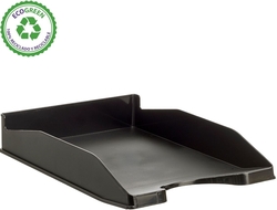 C/6 BANDEJA SOBREMESA PLASTICO COLOR NEGRO 345X255X60MM