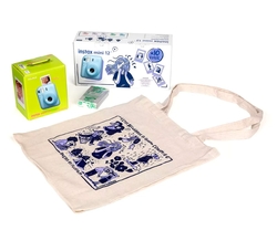Fujifilm Kit Blossom Instax Mini 12 Pastel Blue / Cámara Ins